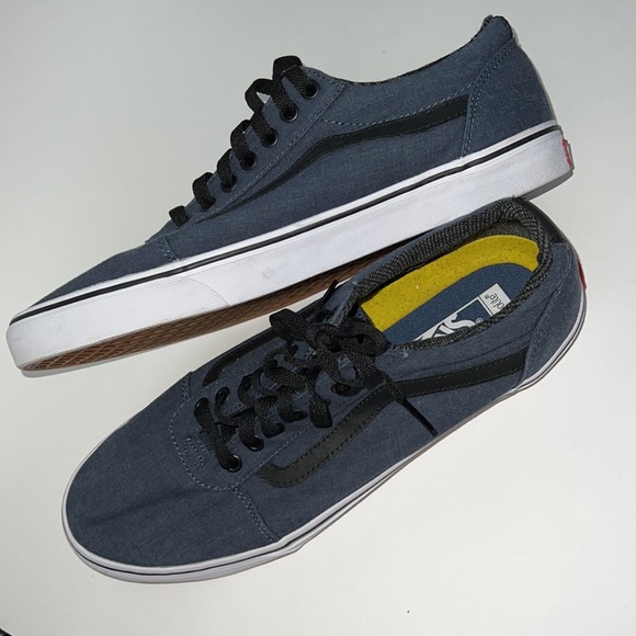 Men's Van's OrthoLite shoe size 12 blue/demim - Picture 7 of 9